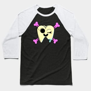 Pirate Tooth Baseball T-Shirt